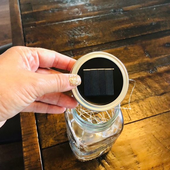 💡New Handmade Macrame Hanging Solar Lantern - Picture 7 of 8